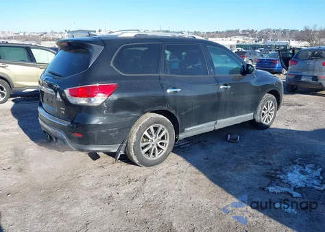 2016 Nissan Pathfinder Sl из США, поврежденный, VIN 5N1AR2MM2GC670334